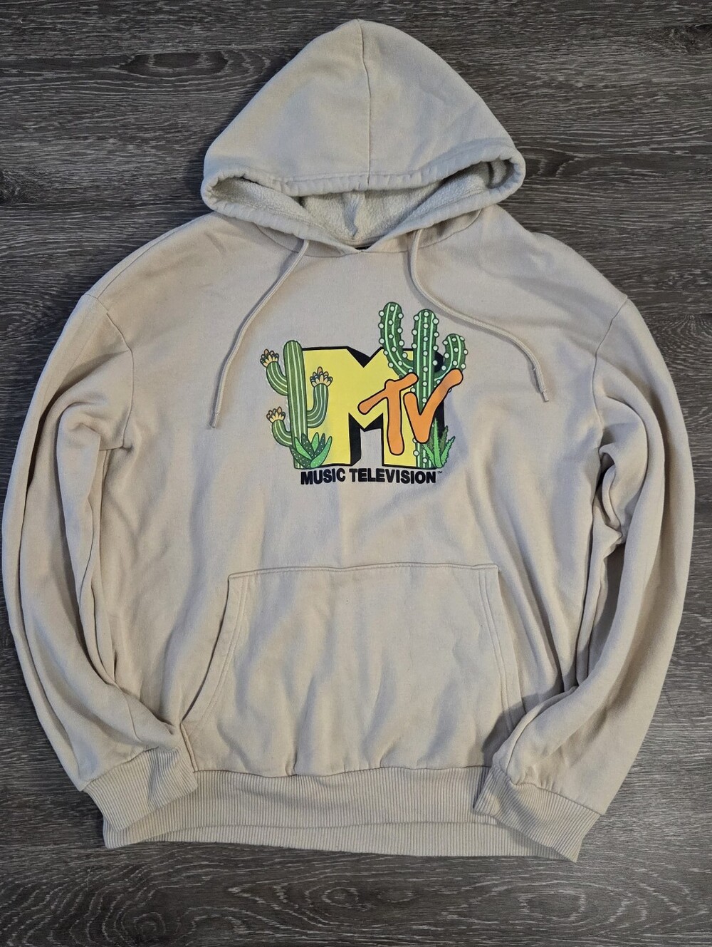 🌵 MTV "Cacti Galore" Graphic Pullover Hoodie 🌵